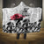 Kentucky Horse Racing Happy 151st Anniversary Hooded Blanket Silhouette Girl Derby Hat With Rose LT01