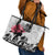 Kentucky Horse Racing Happy 151st Anniversary Leather Tote Bag Silhouette Girl Derby Hat With Rose LT01