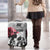 Kentucky Horse Racing Happy 151st Anniversary Luggage Cover Silhouette Girl Derby Hat With Rose LT01
