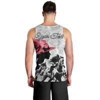 Kentucky Horse Racing Happy 151st Anniversary Men Tank Top Silhouette Girl Derby Hat With Rose LT01