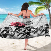 Kentucky Horse Racing Happy 151st Anniversary Sarong Silhouette Girl Derby Hat With Rose LT01