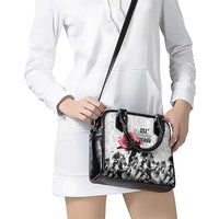 Kentucky Horse Racing Happy 151st Anniversary Shoulder Handbag Silhouette Girl Derby Hat With Rose LT01