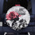 Kentucky Horse Racing Happy 151st Anniversary Spare Tire Cover Silhouette Girl Derby Hat With Rose LT01