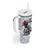 Kentucky Horse Racing Happy 151st Anniversary Tumbler With Handle Silhouette Girl Derby Hat With Rose LT01