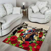 Kentucky Horse Racing Area Rug The Run for the Roses - Wonder Print Shop
