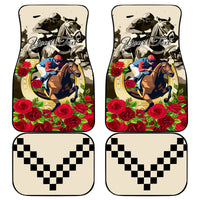 Kentucky Horse Racing Car Mats The Run for the Roses - Wonder Print Shop