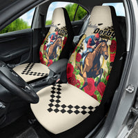 Kentucky Horse Racing Car Seat Cover The Run for the Roses - Wonder Print Shop