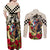 Kentucky Horse Racing Couples Matching Off Shoulder Maxi Dress and Long Sleeve Button Shirt The Run for the Roses - Wonder Print Shop