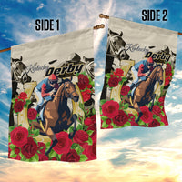 Kentucky Horse Racing Garden Flag The Run for the Roses - Wonder Print Shop