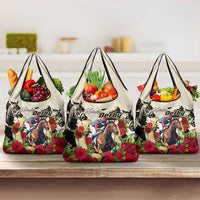 Kentucky Horse Racing Grocery Bag The Run for the Roses