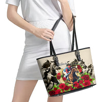 Kentucky Horse Racing Leather Tote Bag The Run for the Roses - Wonder Print Shop