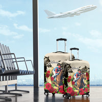 Kentucky Horse Racing Luggage Cover The Run for the Roses - Wonder Print Shop