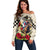 Kentucky Horse Racing Off Shoulder Sweater The Run for the Roses - Wonder Print Shop