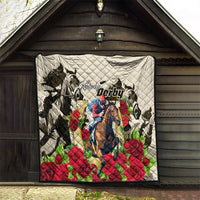 Kentucky Horse Racing Quilt The Run for the Roses - Wonder Print Shop