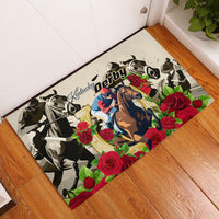 Kentucky Horse Racing Rubber Doormat The Run for the Roses - Wonder Print Shop