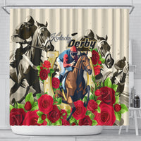 Kentucky Derby Shower Curtain The Run for the Roses