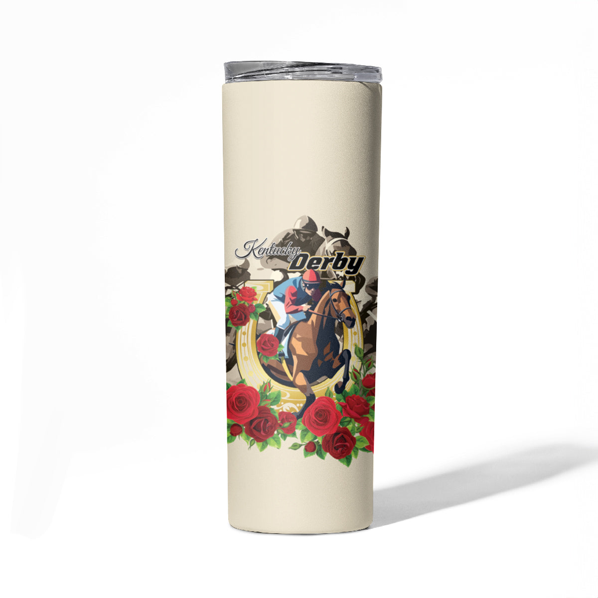 Kentucky Horse Racing Skinny Tumbler The Run for the Roses - Wonder Print Shop