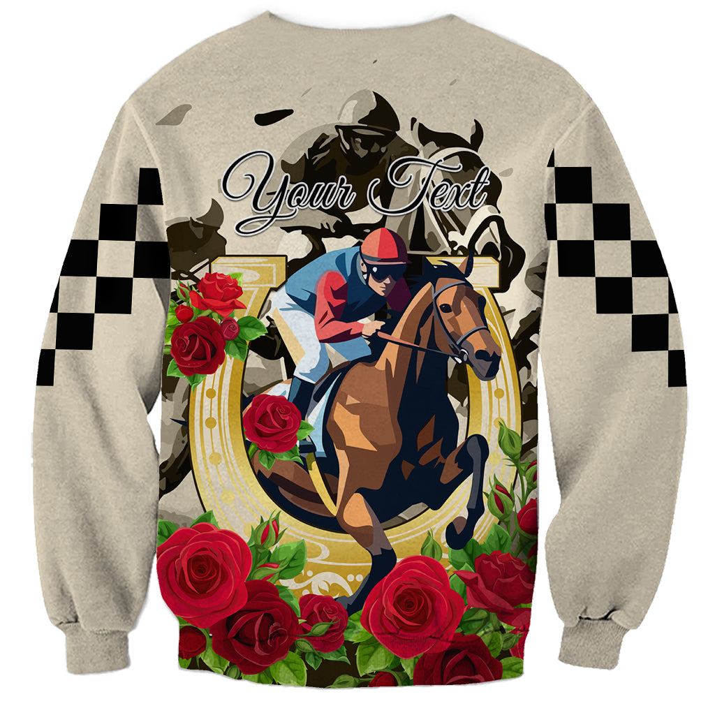 Kentucky Horse Racing Sweatshirt The Run for the Roses - Wonder Print Shop