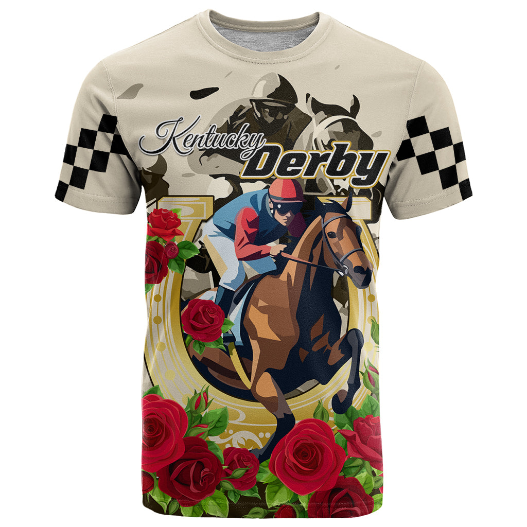 Kentucky Horse Racing T Shirt The Run for the Roses - Wonder Print Shop