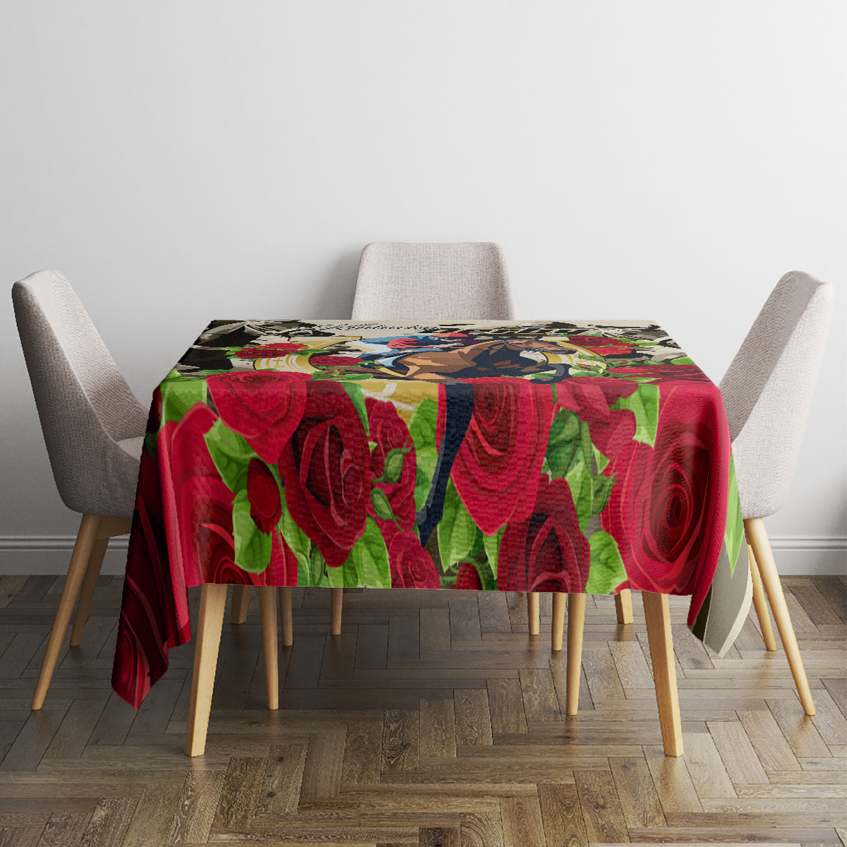 Kentucky Horse Racing Tablecloth The Run for the Roses - Wonder Print Shop