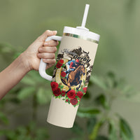 Kentucky Horse Racing Tumbler With Handle The Run for the Roses - Wonder Print Shop