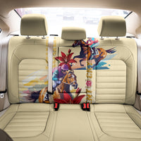 Kentucky Back Car Seat Cover Horse Racing Lily Stargazer - Wonder Print Shop