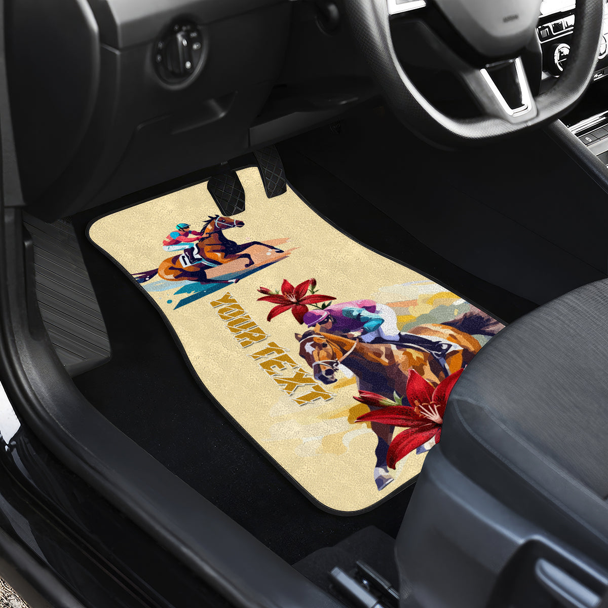 Kentucky Car Mats Horse Racing Lily Stargazer - Wonder Print Shop