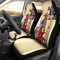 Kentucky Car Seat Cover Horse Racing Lily Stargazer - Wonder Print Shop