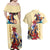 Kentucky Couples Matching Off Shoulder Maxi Dress and Hawaiian Shirt Horse Racing Lily Stargazer - Wonder Print Shop