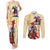 Kentucky Couples Matching Tank Maxi Dress and Long Sleeve Button Shirt Horse Racing Lily Stargazer - Wonder Print Shop