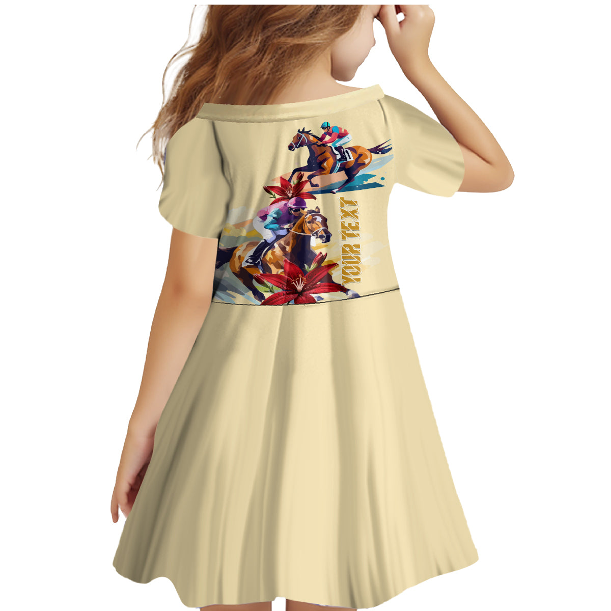 Kentucky Family Matching Mermaid Dress and Hawaiian Shirt Horse Racing Lily Stargazer - Wonder Print Shop