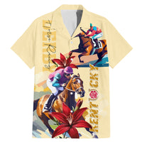 Kentucky Family Matching Mermaid Dress and Hawaiian Shirt Horse Racing Lily Stargazer - Wonder Print Shop