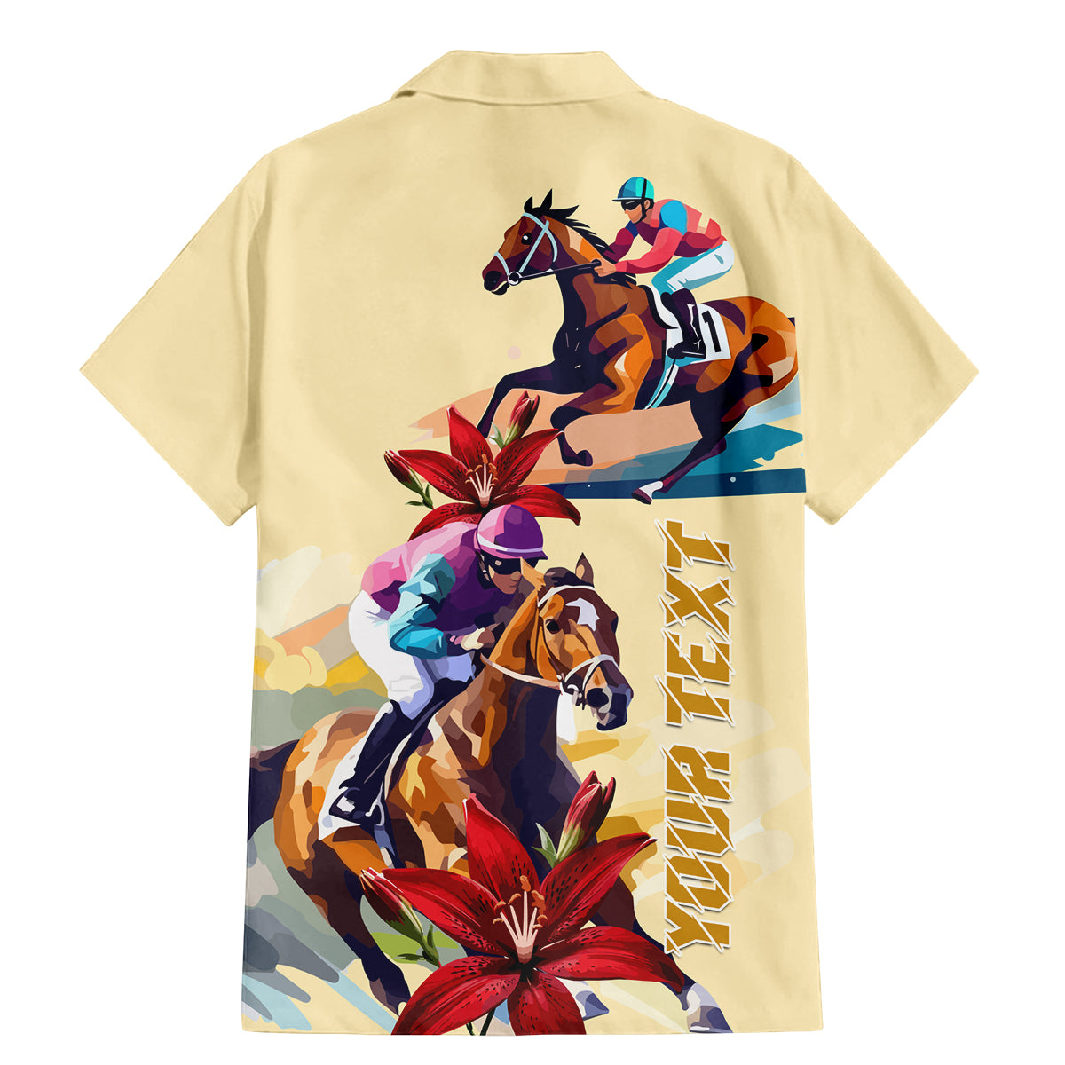 Kentucky Family Matching Mermaid Dress and Hawaiian Shirt Horse Racing Lily Stargazer - Wonder Print Shop