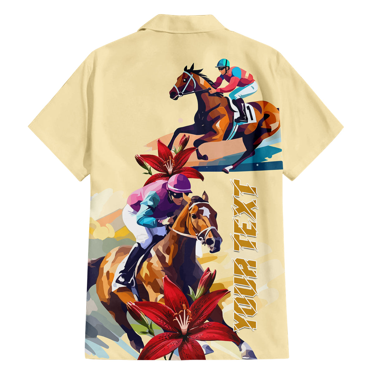 Kentucky Family Matching Off Shoulder Maxi Dress and Hawaiian Shirt Horse Racing Lily Stargazer - Wonder Print Shop