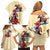 Kentucky Family Matching Off Shoulder Short Dress and Hawaiian Shirt Horse Racing Lily Stargazer - Wonder Print Shop