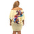 Kentucky Family Matching Off Shoulder Short Dress and Hawaiian Shirt Horse Racing Lily Stargazer - Wonder Print Shop