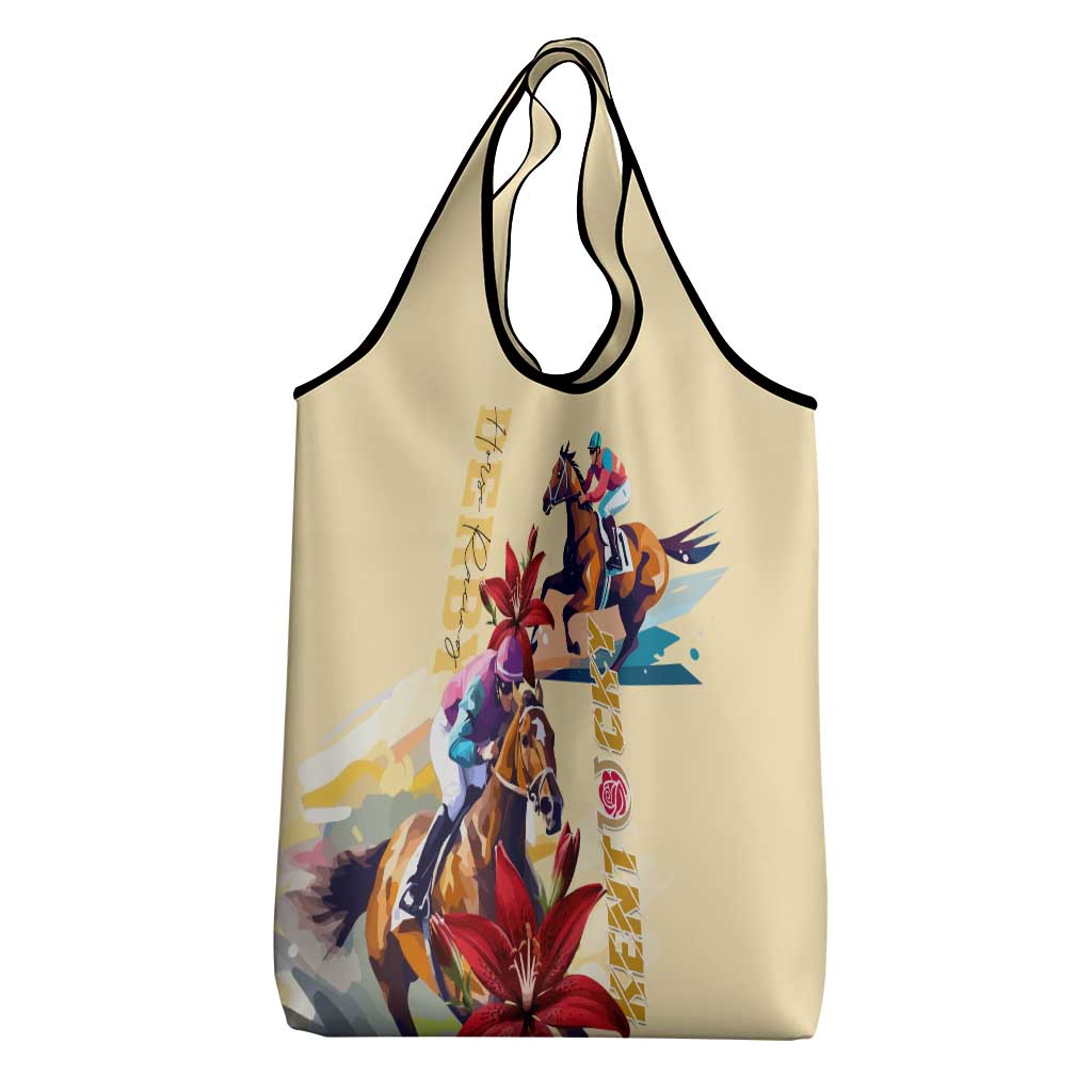 Kentucky Horse Racing Grocery Bag Lily Stargazer