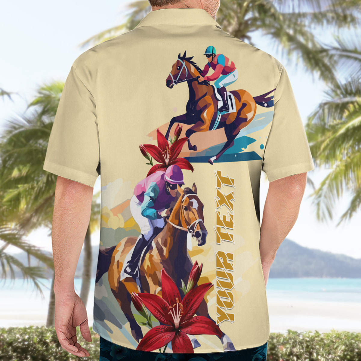 Kentucky Hawaiian Shirt Horse Racing Lily Stargazer - Wonder Print Shop