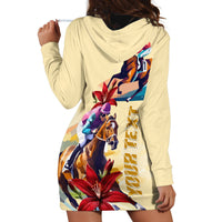 Kentucky Hoodie Dress Horse Racing Lily Stargazer - Wonder Print Shop