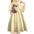 Kentucky Kid Short Sleeve Dress Horse Racing Lily Stargazer - Wonder Print Shop