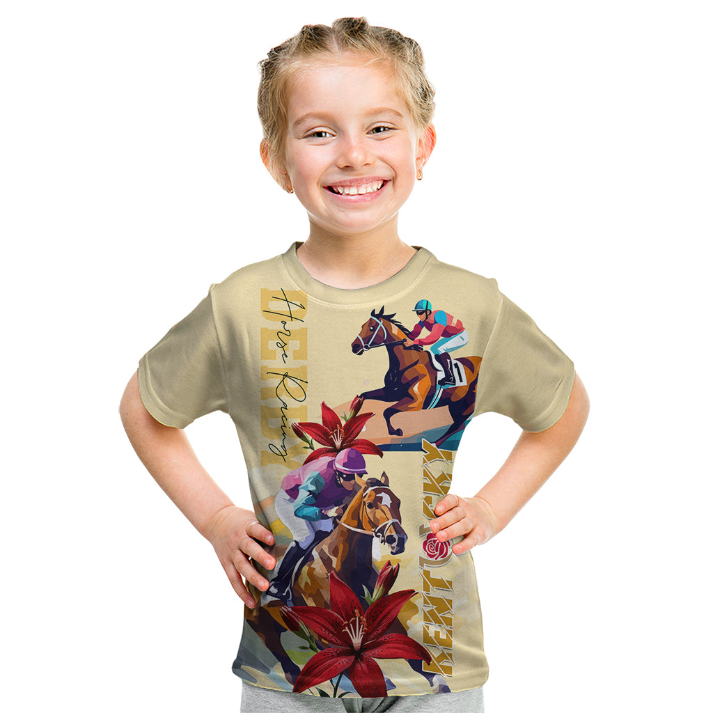 Kentucky Kid T Shirt Horse Racing Lily Stargazer - Wonder Print Shop