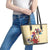 Kentucky Leather Tote Bag Horse Racing Lily Stargazer - Wonder Print Shop