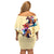 Kentucky Off Shoulder Short Dress Horse Racing Lily Stargazer - Wonder Print Shop