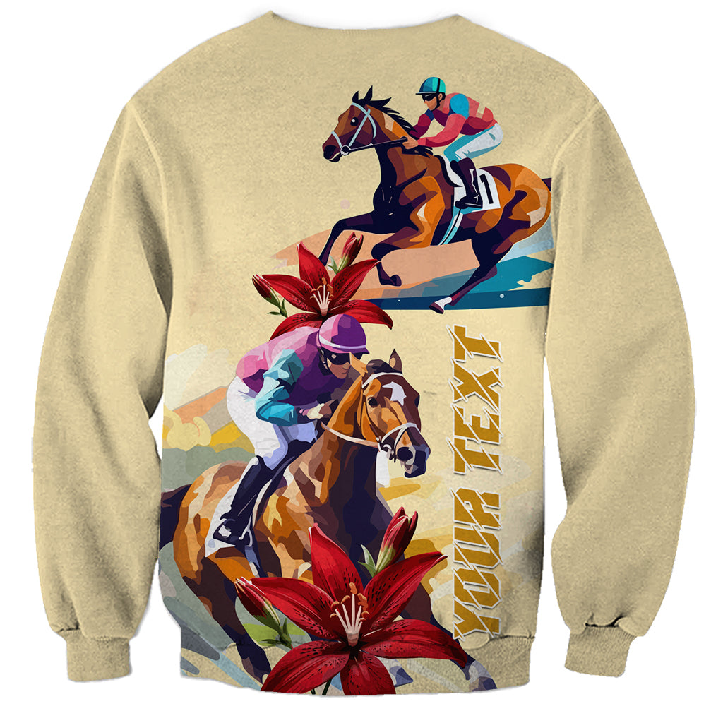 Kentucky Sweatshirt Horse Racing Lily Stargazer - Wonder Print Shop