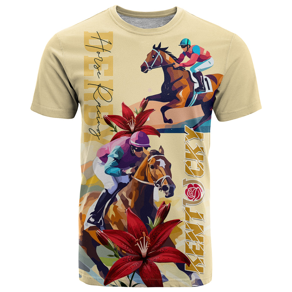Kentucky T Shirt Horse Racing Lily Stargazer - Wonder Print Shop