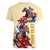 Kentucky Women V Neck T Shirt Horse Racing Lily Stargazer - Wonder Print Shop