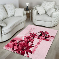 Kentucky Area Rug Horse Racing Lily Stargazer Pink Version - Wonder Print Shop