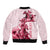 Kentucky Bomber Jacket Horse Racing Lily Stargazer Pink Version - Wonder Print Shop