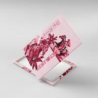 Kentucky Canvas Wall Art Horse Racing Lily Stargazer Pink Version - Wonder Print Shop