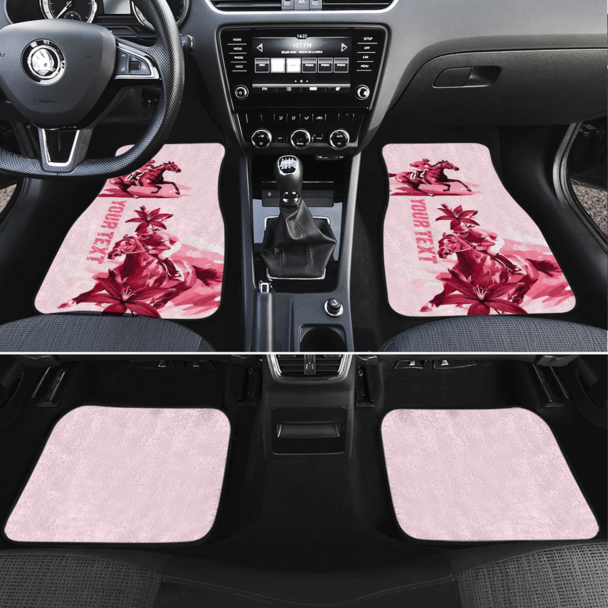 Kentucky Car Mats Horse Racing Lily Stargazer Pink Version - Wonder Print Shop